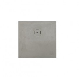 SanSwiss CALCE W31Q sprchová vanička, čtvercová 800 x 800 mm, litý mramor,  konopí   W31Q08015